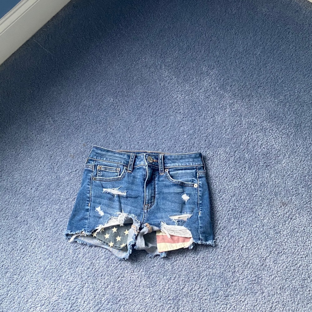 american eagle short shorts